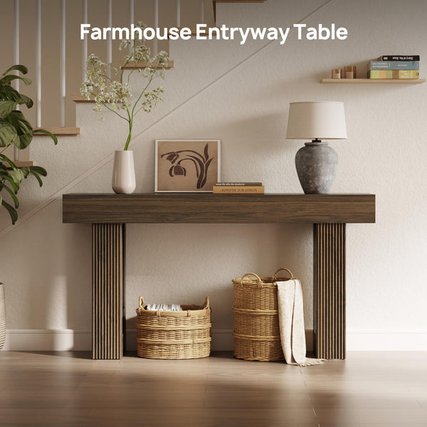 63-Inch Fluted Console Table