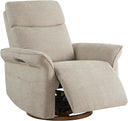 Power Recliner Swivel Glider Nursery Chair with Adjustable Headrest & Lumbar Support