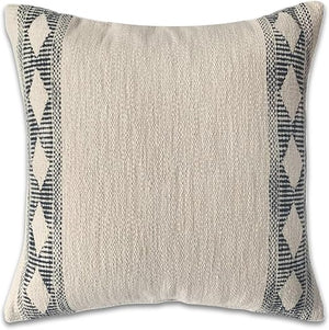 Lumbar Pillow Cover 12x20 – Cotton Textured Accent Cushion