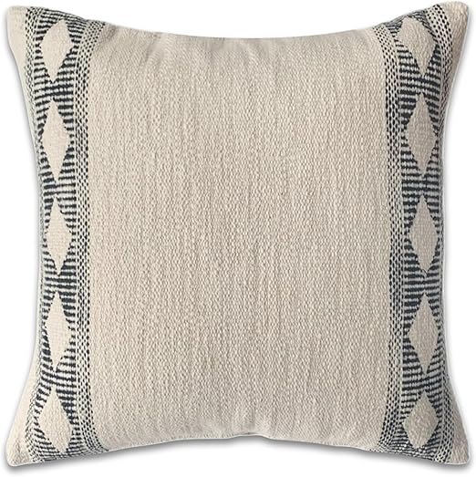Lumbar Pillow Cover 12x20 – Cotton Textured Accent Cushion