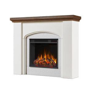 49" Electric Fireplace with Mantel