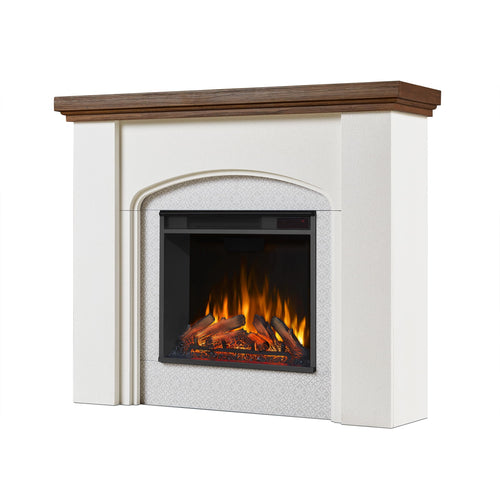 49" Electric Fireplace with Mantel