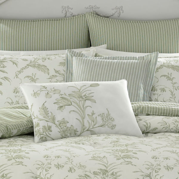 Queen Comforter Set – Reversible Cotton Bedding with Shams & Throw Pillows