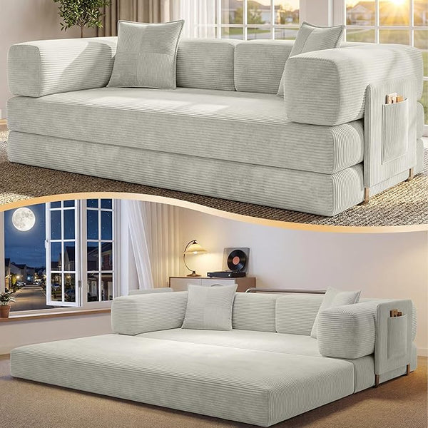 78.8" Convertible Futon Sofa Bed