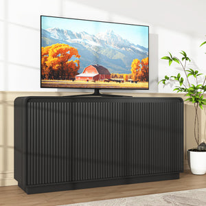 59" Fluted Sideboard Cabinet with Charging Station