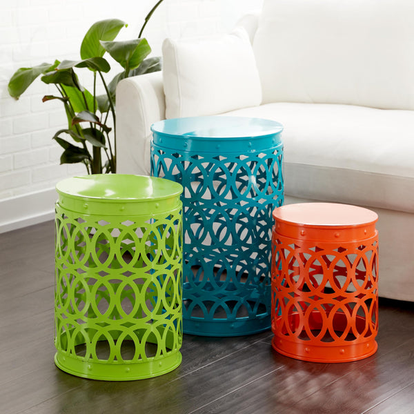 Metal Nesting Accent Tables Set of 3