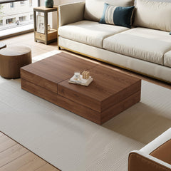 Expandable Coffee Table with Storage