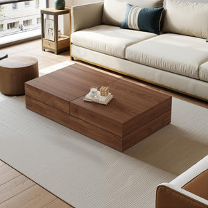 Expandable Coffee Table with Storage