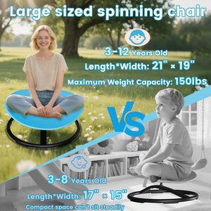 Large Spinning Sensory Chair for Kids with Autism & ADHD