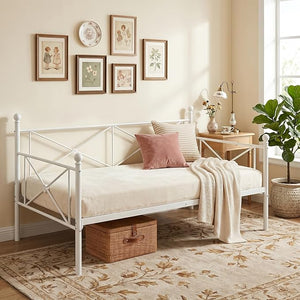 Twin Size Daybed Frame with Headboard