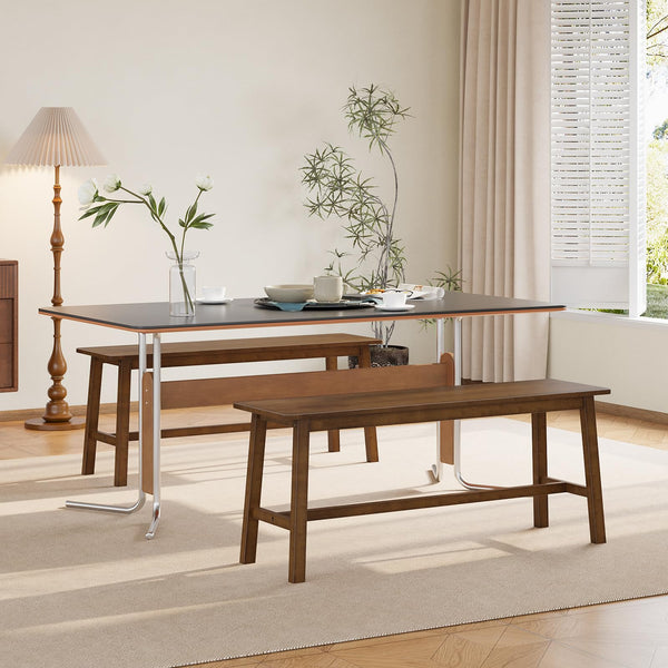 Bamboo Dining Bench – Farmhouse Kitchen & Entryway Seat