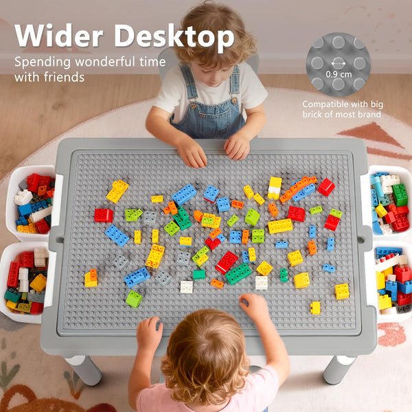 Kids Activity Table & 2 Chairs Set