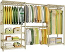 Freestanding Expandable Closet Garment Rack
