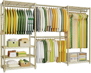 Freestanding Expandable Closet Garment Rack