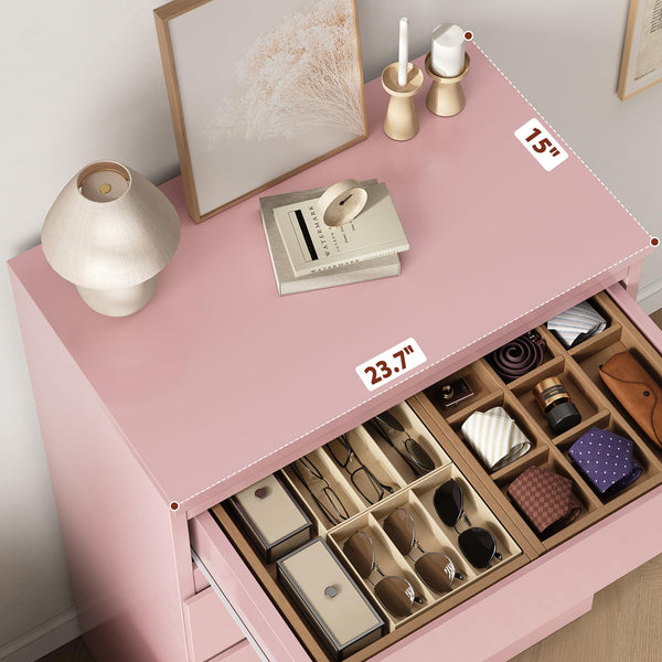 5-Drawer Chest Dresser with Handleless Design