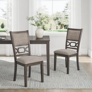 6-Piece Transitional Dining Table Set with Bench