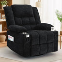 360° Swivel Rocker Recliner with Massage & Heating