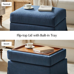Storage Ottoman Coffee Table with Lift Top