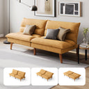 Convertible Futon Sofa Bed with Adjustable Backrest
