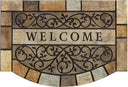 Heavy-Duty Rubber Outdoor Welcome Mat 24x36