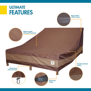 Waterproof Double Wide Patio Chaise Lounge Cover