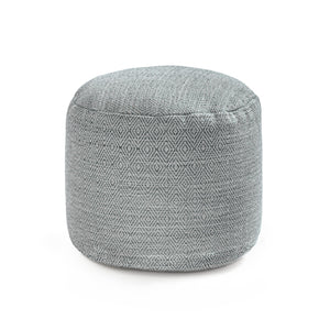 Round Pouf Ottoman Footrest – Handmade Floor Seating