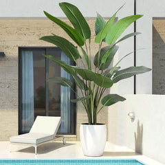 Artificial Bird of Paradise Tree — Large Faux Tropical Indoor Plant