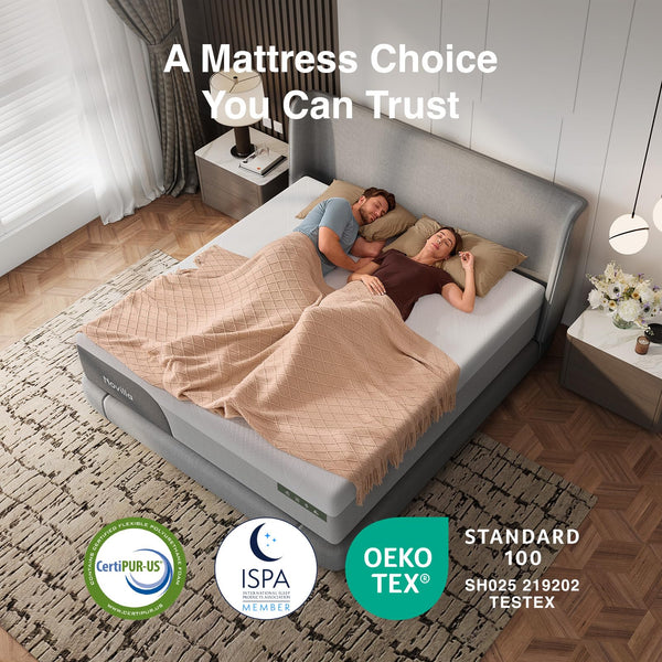 Memory Foam Mattress with Cooling Gel & Pressure Relief