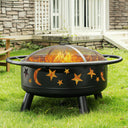 32 Inch Round Metal Wood Burning Fire Pit