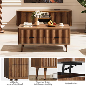 Lift Top Coffee Table with Storage