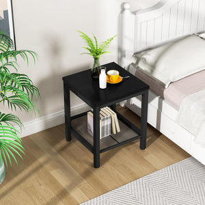 3-Piece Industrial Coffee Table Set with 2 End Tables