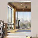 Wall-Mounted Tempered Glass Gym Mirror 55"L x 21"W – Set of 2