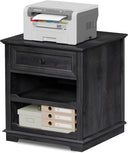 Lateral File Cabinet with Charging Station and Adjustable Shelves