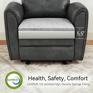 Power Small Recliner Chair with USB Charging & Lumbar Support