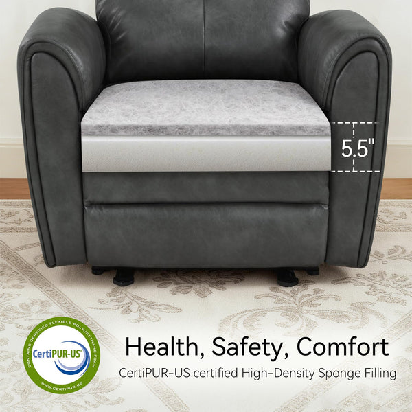 Power Small Recliner Chair with USB Charging & Lumbar Support
