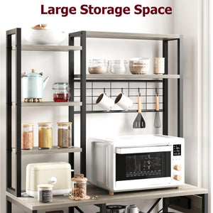 7-Tier Baker's Rack with Power Outlet & Wire Baskets