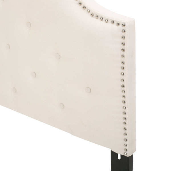 Silas Fabric Headboard – Queen/Full, Ivory
