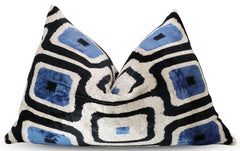 Geometric Velvet Throw Pillow 16" x 24"