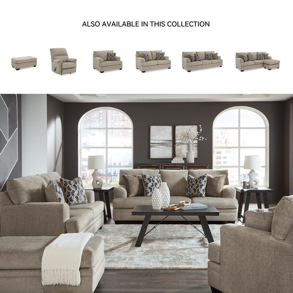 Contemporary Sofa with 4 Toss Pillows