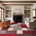 Contemporary Geometric Area Rug – Non-Slip, Non-Shedding | 7'10" x 10'