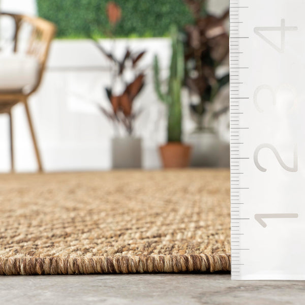 Tribal Geometric Indoor Outdoor Area Rug 9'6" x 12'