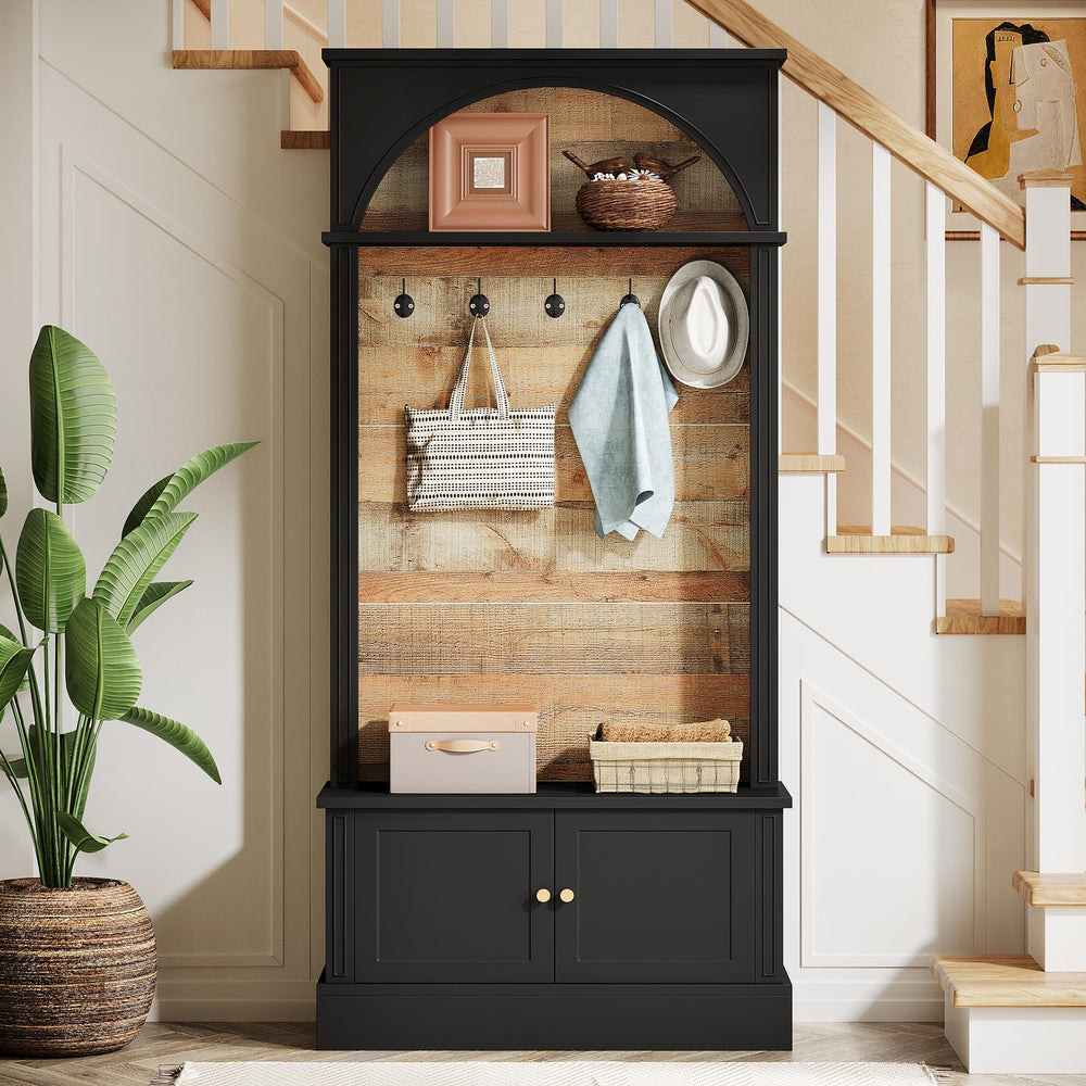 Hall Tree with Storage Bench & Coat Rack