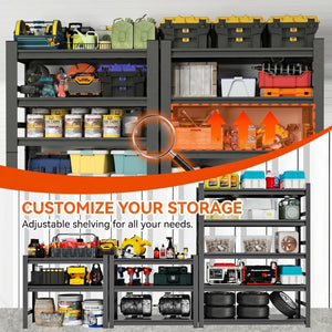 Heavy Duty 5-Tier Metal Storage Shelving Unit