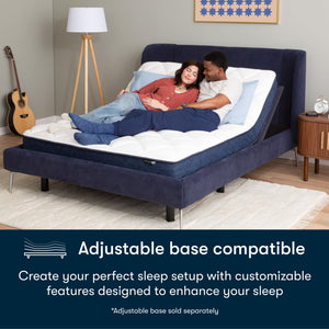 Plush Pillow Top Mattress – Zoned Support, Cooling Foam, Bed in a Box