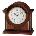 Brown Wooden Mantel Clock with Chime
