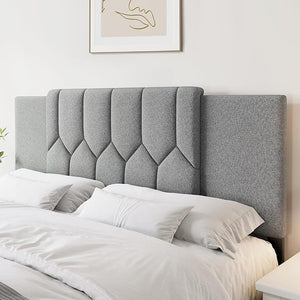 Adjustable Upholstered Tufted Headboard – Full/Queen/King