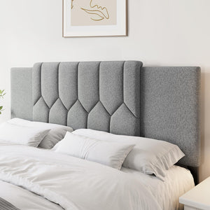 Upholstered Tufted Adjustable Headboard – Full/Queen/King