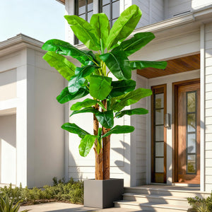 Large Artificial Banana Tree — Tall Faux Tropical Plant for Indoor & Outdoor Decor