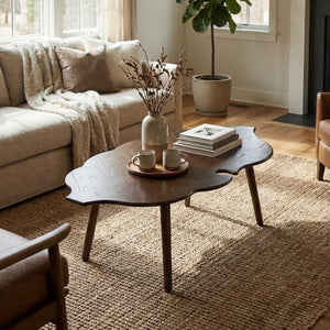 Leaf-Shape Coffee Table