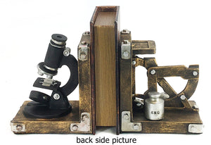 Golden Scientist Decorative Bookends